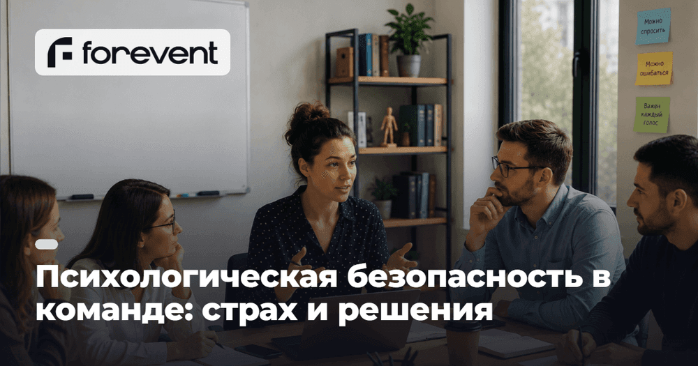 Картинка для статьи Психологическая безопасность в команде: страх и решения